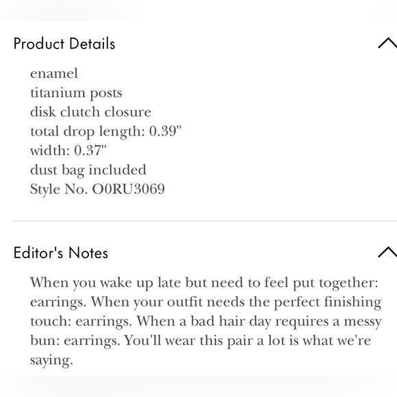 Kate Spade Everyday Spade Enamel Studs Black/Gold NWT - Picture 5 of 5